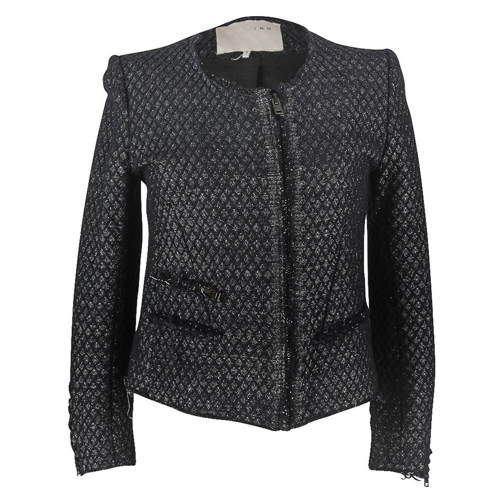 Iro Jacket Moto Inspired Zippers Metallic Accent 2 / M
